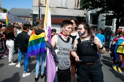 Desfile del Orgullo en Amberes (Bélgica), en agosto de 2019.