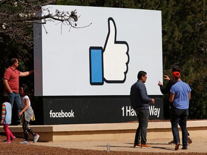 La sede central de Facebook, en California.
