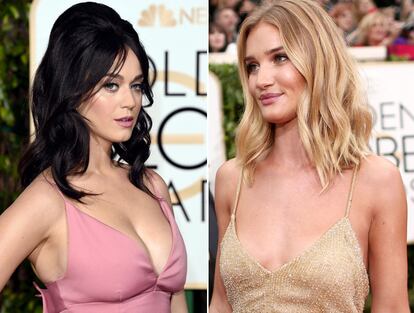 Katy Perry y Rosie Huntington-Whiteley.