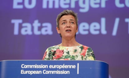 La comisaria de Competencia, Margrethe Vestager.