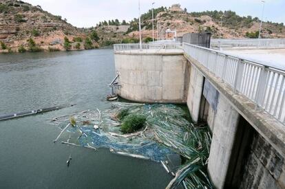 Contaminación en el pantano de Riba-roja.