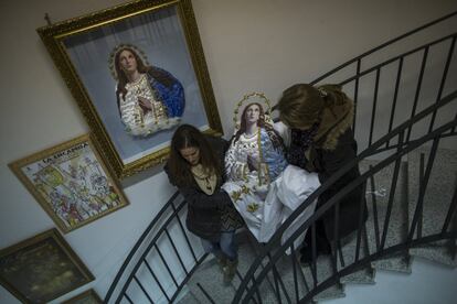 'La Encamisá' fiesta que se celebra la noche de cada 7 de diciembre en el municipio cacereño de Torrejoncillo (España), víspera del día de la Inmaculada Concepción.