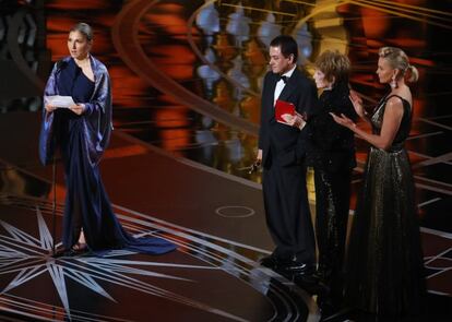 El Oscar a la mejor película de habla no inglesa fue para El viajante, del iraní Asghar Farhadi, que renunció a acudir a la gala en protesta por las medidas anti migratorias del presidente Trump