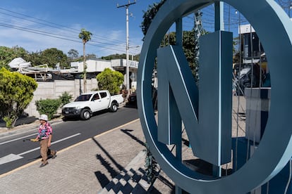 A park in Nuevo Cuscatlán where Nayib Bukele first won public office in 2012.