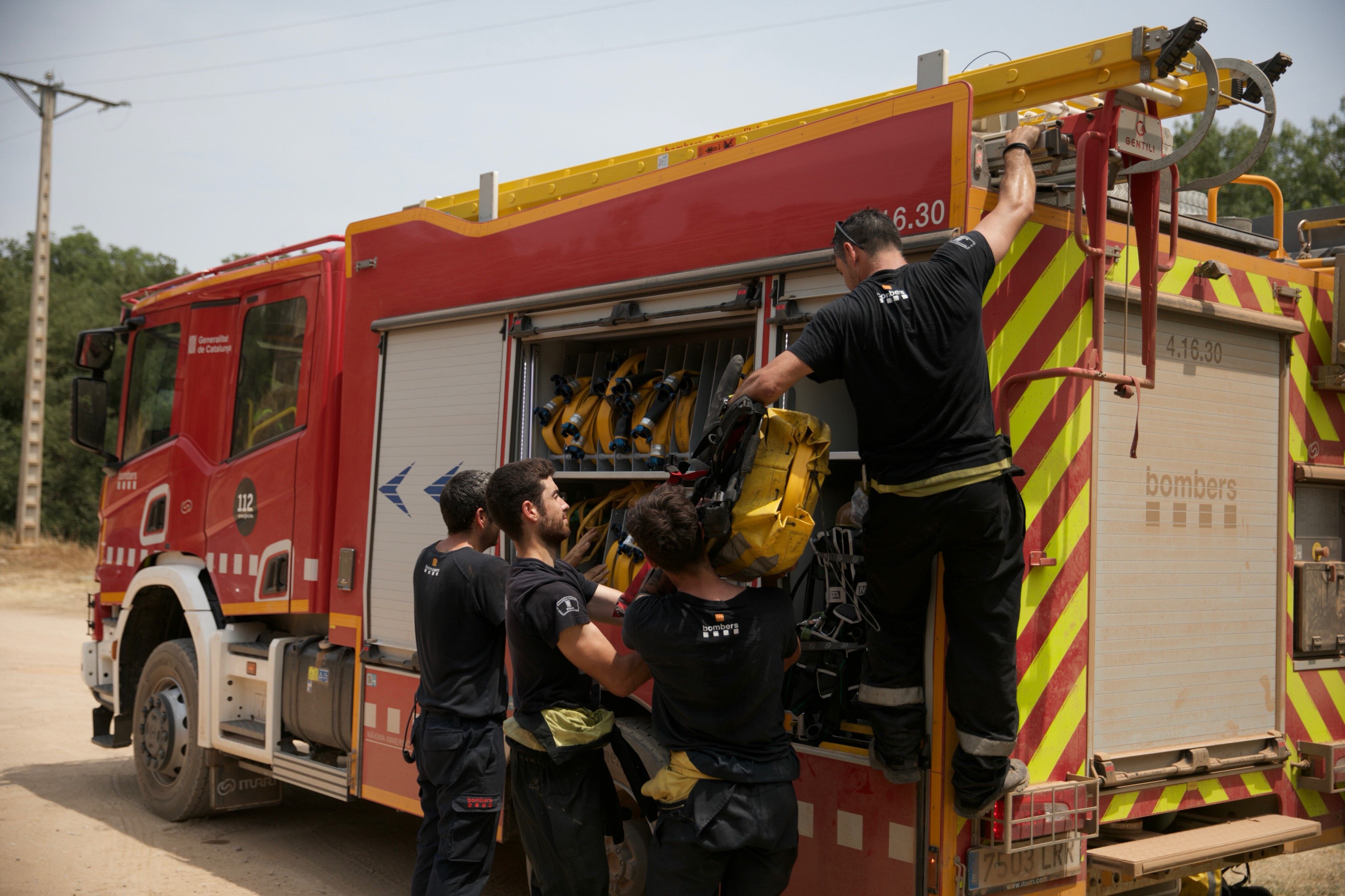 A person killed and 13 injured in a fire in a residence in l'Ametlla del Vallès (Barcelona)