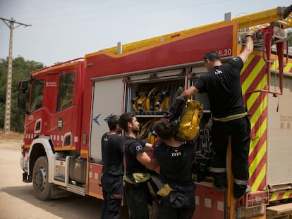 Los Bomberos de la Generalitat, en una imagen de archivo.
