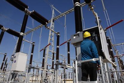 La estación eléctrica de Santa Llogaia, en su puesta en marcha