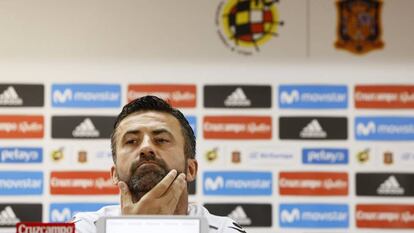 Panucci, en la rueda de prensa del jueves.