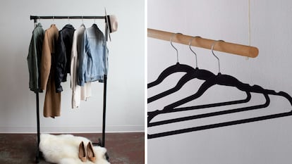 ganchos para ropa en Amazon