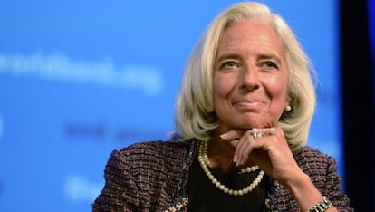 La directora gerente del FMI, Christine Lagarde