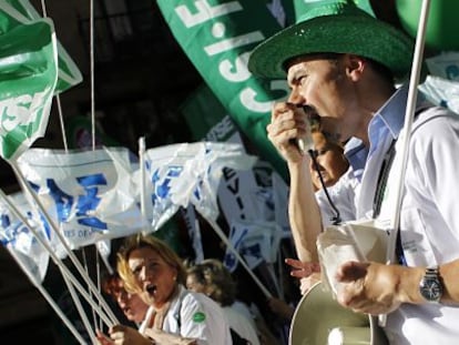 Manifestación de trabajadores del Servicio Andaluz de Salud en Sevilla.