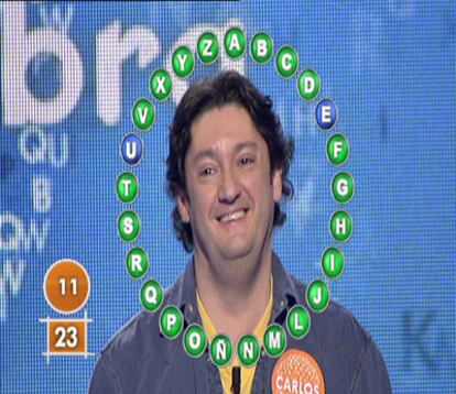 Carlos Villalba, en la ronda del rosco el pasado 23 de febrero.
