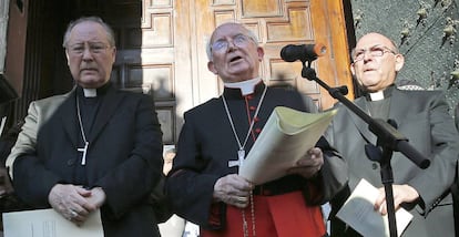 El cardenal Antonio Ca&ntilde;izares en una de sus intervenciones. 