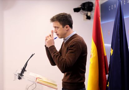 El portavoz de Más País en el Congreso, Íñigo Errejón, el pasado 10 de mayo.