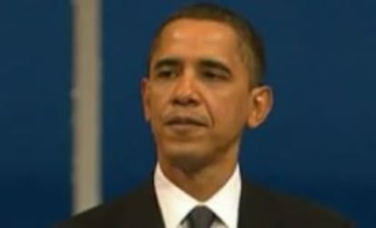 Obama, en su discurso de aceptación del Nobel de la Paz.