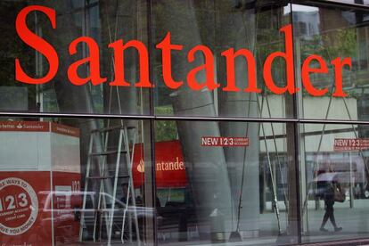 Una oficina de Banco Santander.