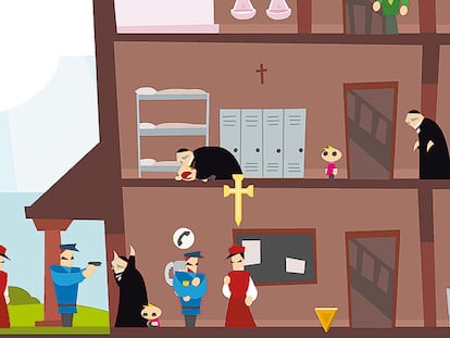 <b><i>Operation: Pedopriest</i> trata sobre curas que abusan de niños. El parlamento italiano propuso cerrar la web y se trasladó a un servidor de EE UU</b>