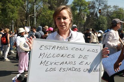 La académica Maria Amparo Casar, presidenta de Mexicanos contra la corrupción, convocó la marcha Vibra México. 