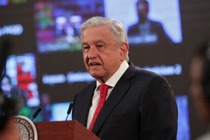 Andrés Manuel López Obrador, durante la Cumbre de Líderes sobre el Clima