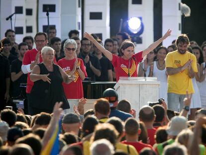 La presidenta de l'ANC, Carme Forcadell, reclama les urnes el 2014.