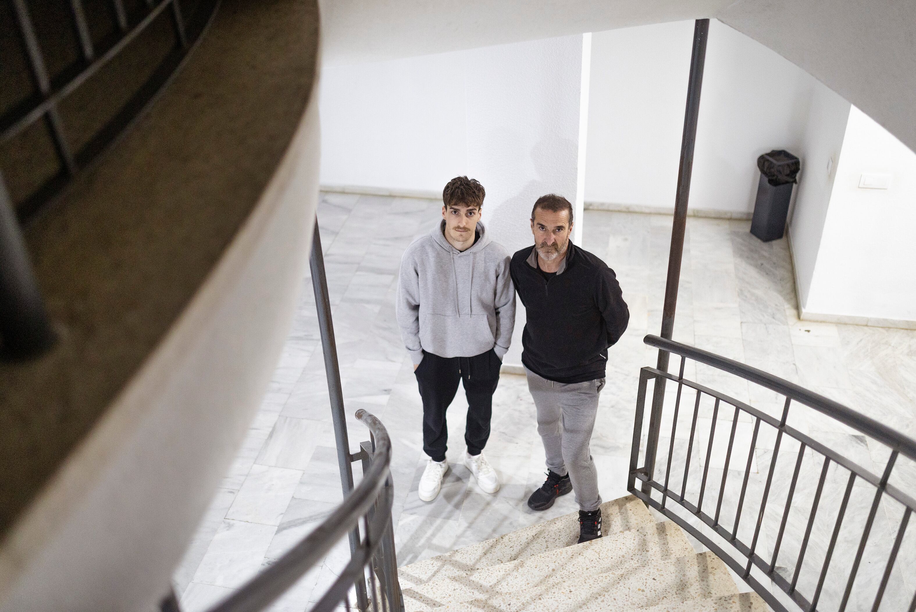 Francisco y Víctor Arroyo, padre e hijo supervivientes en el accidente ferroviario de Adamuz.