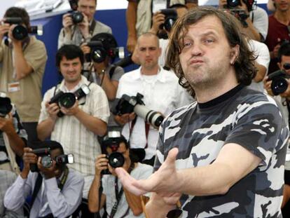 Emir Kusturica, durante la presentación de su filme <i>Promise me this</i>, en el Festival de Cannes.