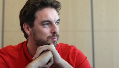 El jugador dels Chicago Bulls, Pau Gasol.