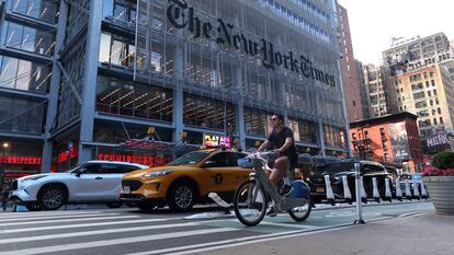 Sede de 'The New York Times' en la Octava avenida, en Manhattan.