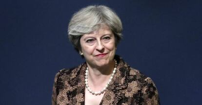 La premier brit&aacute;nica, Theresa May