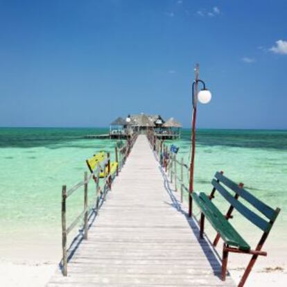 Playa de Santa Lucía, cerca de la ciudad de Camagüey.