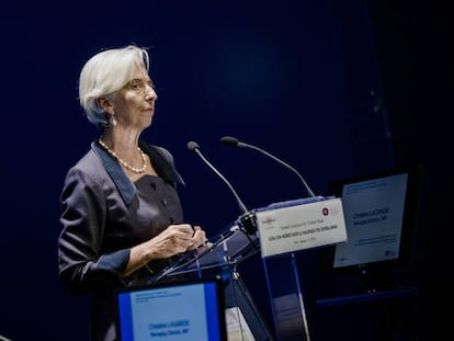 Christine Lagarde, managing director of the International Monetary Fund.