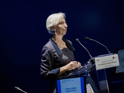 Christine Lagarde, directora gerente del FMI.