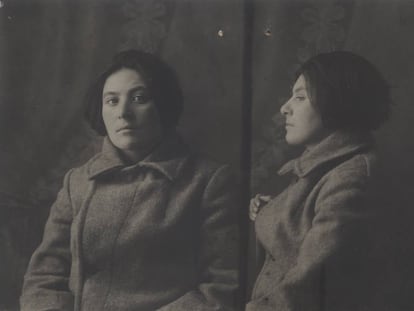 Retrato sin datar de Yevguenia Yaroslávskaya-Markón (1902-1931).