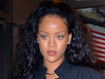 Rihanna, la pasada semana en Nueva York. 