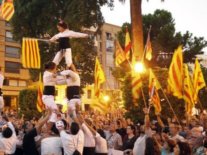 Manifestació del 9 d'Octubre a València.