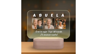 Una lámpara personalizada es uno de esos detalles más emotivos.