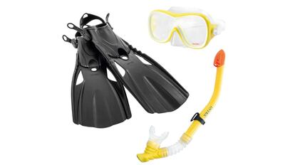 Kit de snorkel con aletas Intex