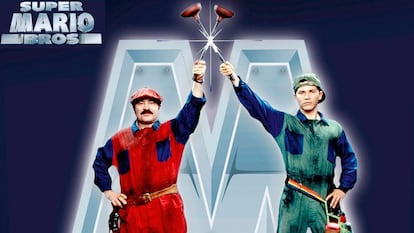 Bob Hoskins y John Leguizamo, Mario y Luigi en 'Super Mario Bros: The Movie' (1993)