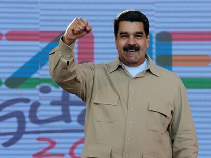Nicol&aacute;s Maduro, hoy en Caracas.