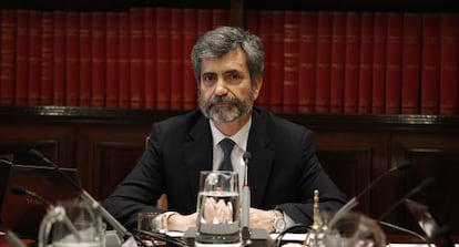 El presidente del Poder Judicial y del Supremo, Carlos Lesmes.