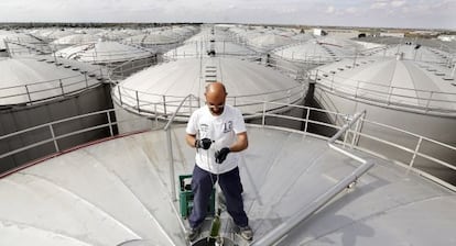 Instalaciones de la bodega Virgen de las Viñas en Tomelloso, Ciudad Real