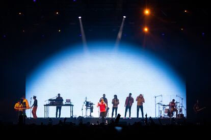 La banda valenciana Zoo en concert al Wizink de Madrid el desembre del 2023.