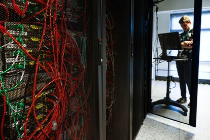 Sala de servidores de Cisco en Polonia