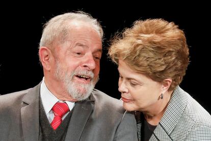 Luiz Inácio Lula da Silva y Dilma Rousseff