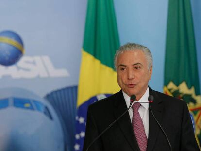 Michel Temer no dia 27 de julho.