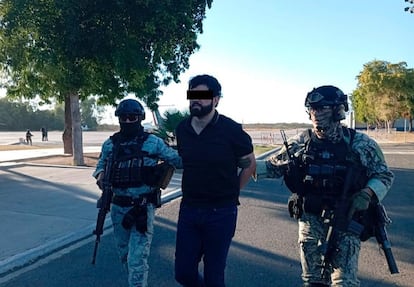 Detención de Juan Carlos Félix Gastelum alias “Chavo Félix”, integrante del Cartel del Pacífico, en enero de 2025.