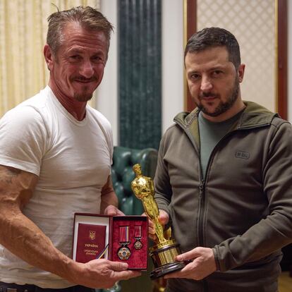 Sean Penn y Zelenski Oscar
