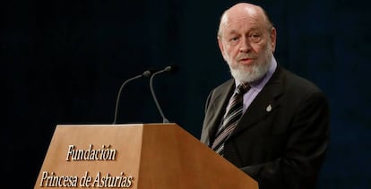 Marcos Mundstock, durante los premios Princesa de Asturias 2017.