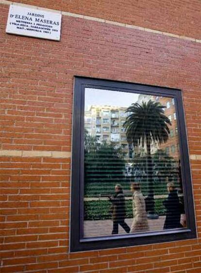 Los jardines de Elena Maseras, en el Eixample.