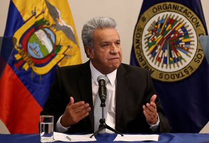 El presidente de Ecuador, Lenin Moreno.